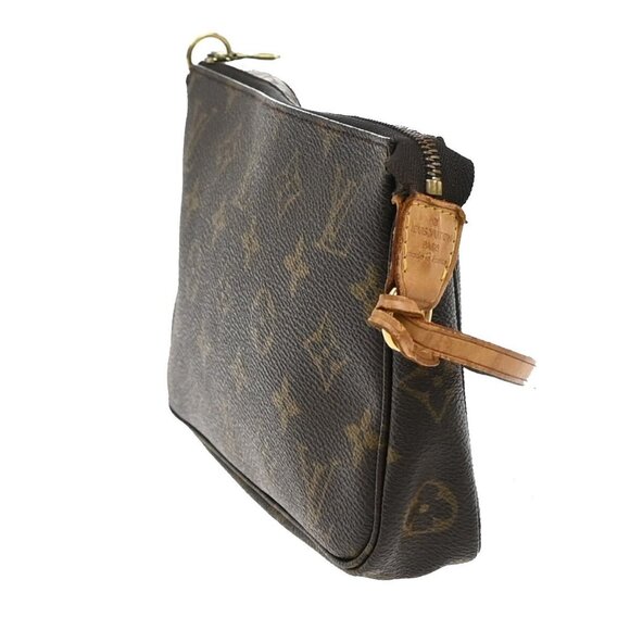 LOUIS VUITTON Pochette Accessoires Hand Bag Monogram Leather BN - Picture 4 of 5
